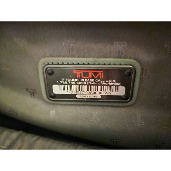 Tumi Alpha Brown Expandable Garment Roller Bag With Multiple Compartments - Picture 3 of 17